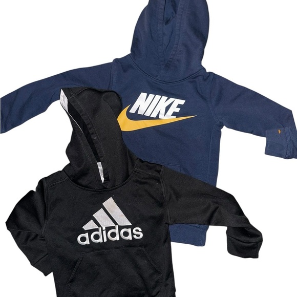 Boys (sz 6) Nike and adidas Hoodies - Picture 1 of 4